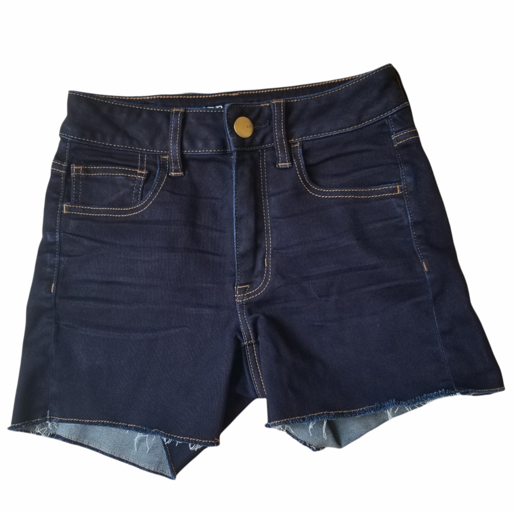 American Eagle Women’s Hi-Rise Super Stretch Jean Shorts - Size 2